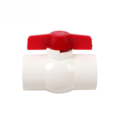 Standaard dikte 2 inch Plastic Double True Union PVC kogelkleppen met ABS handvat