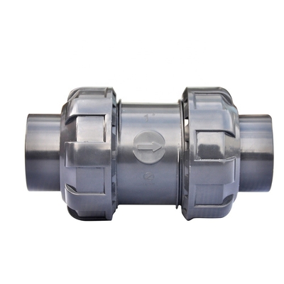 4&quot; PVC non-return Swing Check Valve STANDARD Lengte en PP Bal voor Sump Pump toepassing