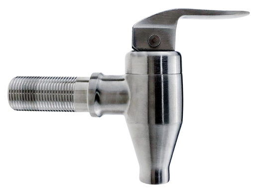 Roestvrij staal klep kern moderne drank dispenser spigot voor een enkele gat dek gemonteerd