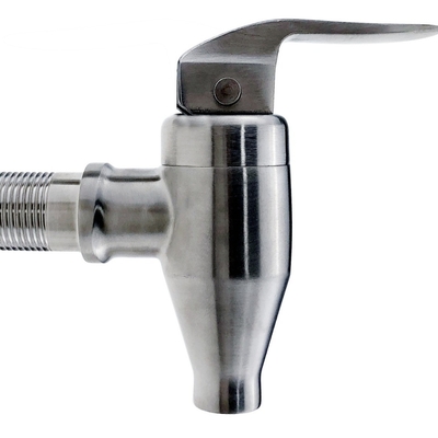 Roestvrij staal klep kern moderne drank dispenser spigot voor een enkele gat dek gemonteerd
