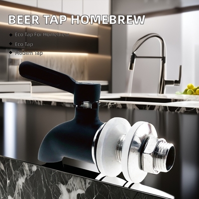Polish Finish Moderne roestvrijstalen kraan met één handgreep voor homebrew en outdoor bar