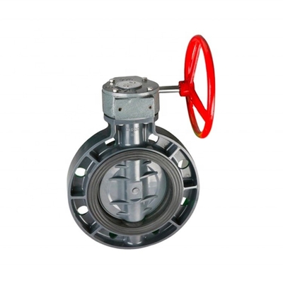 ABS Handle UPVC Wafer Type Butterfly Valve voor OEM en industriële toepassingen