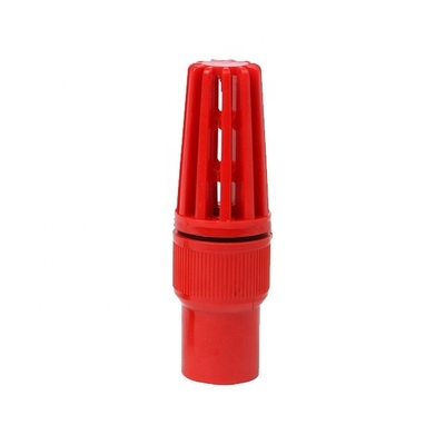 110 mm PP-balvoetkleppen voor het pompen van witgrijze kunststof