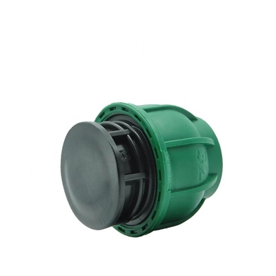 Plastic Drip Irrigation PP Tee Compression Fitting met gesmeed techniek en ronde kop