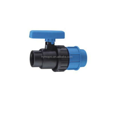 PP 1/2&quot;-4&quot; Blauw Kleur Irrigatiesysteem Landbouw Vervaardiging Compressie Balk Klep