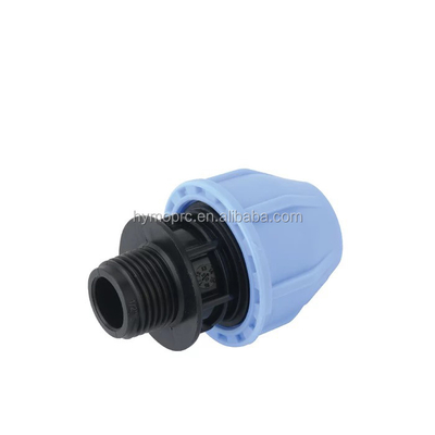 20-110MM HDPE PP-compressiefitting Italiaans soort gelijkmatige koppeling voor watervoorziening en irrigatiepijpfittings