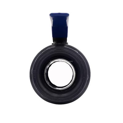 Aanpassen 1.5 inch Zwarte Kleur Plastic PVC Ball Valve met OEM Service en Materiaal