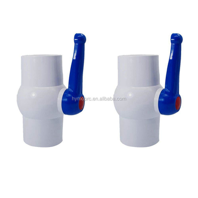 1.0MPA PVC-balklep stopcontact 11/2 2 inch ABS-handgreep rechtstreeks gespannen ANSI BS-klep