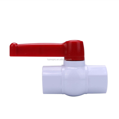 1.0MPA PVC-balklep stopcontact 11/2 2 inch ABS-handgreep rechtstreeks gespannen ANSI BS-klep