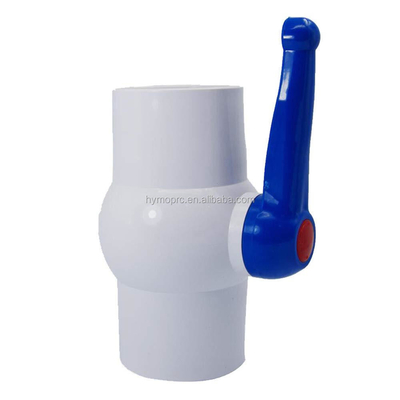 1.0MPA PVC-balklep stopcontact 11/2 2 inch ABS-handgreep rechtstreeks gespannen ANSI BS-klep