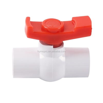 2 inch PVC kogelklep met boothandvat vervaardigd volgens ASTM en DIN-normen Ideaal