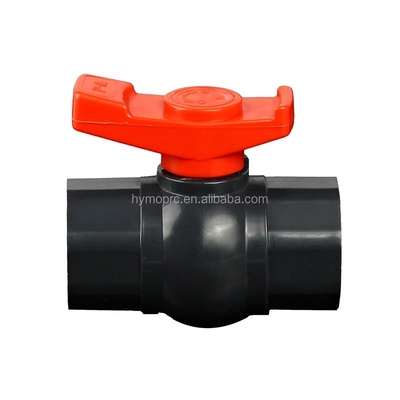 2 inch PVC kogelklep met boothandvat vervaardigd volgens ASTM en DIN-normen Ideaal