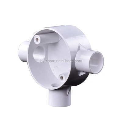 OEM witte kleur plastic elektrische PVC-knoopplaten met NPT BSP BSPT draadtype