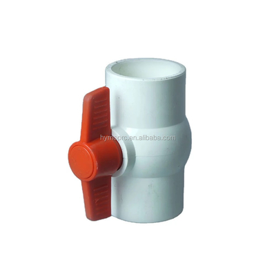 Standaardlengte PVC achthoekige kogelklep met 1/2 stopcontact en ANSI-kunststofklep