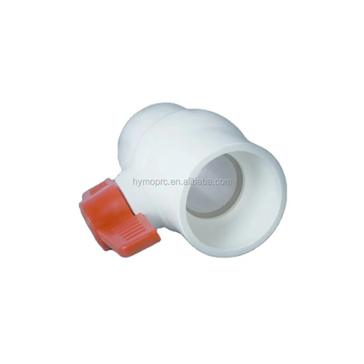 Standaardlengte PVC achthoekige kogelklep met 1/2 stopcontact en ANSI-kunststofklep