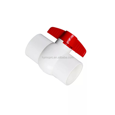 Standaardlengte PVC achthoekige kogelklep met 1/2 stopcontact en ANSI-kunststofklep