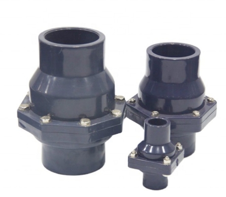 4&quot; PVC non-return Swing Check Valve STANDARD Lengte en PP Bal voor Sump Pump toepassing