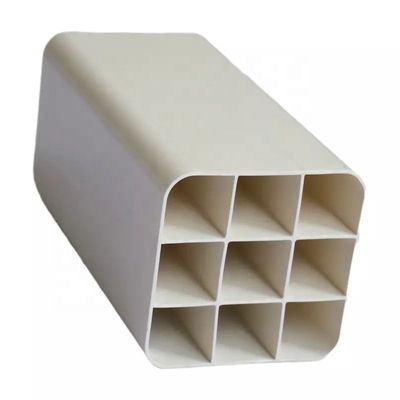 Kwadraat kop lijm verbinding PVC rasterpijp 150 * 100mm met aangepaste rechthoekige vorm