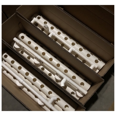 63 mm 75 mm Witte kleur Ronde PVC-pijp Hydroponisch systeem met B2B-koperbehoeften in gedachten
