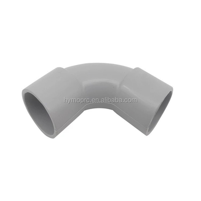 20 mm 25 mm elektrische PVC-leiding L-buigstukken in witte kleur met standaarddikte