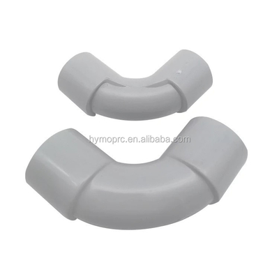 20 mm 25 mm elektrische PVC-leiding L-buigstukken in witte kleur met standaarddikte
