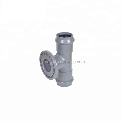 20 mm-400 mm UPVC-fittings Vervaardiging met rubberen verbinding volgens ASTM/DIN/ASNZ/JIS-norm