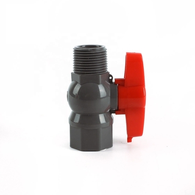 3/4 inch PVC balklep met handvat STANDARD lengte PP bal OEM aanpassing ondersteund