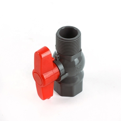 3/4 inch PVC balklep met handvat STANDARD lengte PP bal OEM aanpassing ondersteund