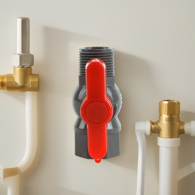 3/4 inch PVC balklep met handvat STANDARD lengte PP bal OEM aanpassing ondersteund