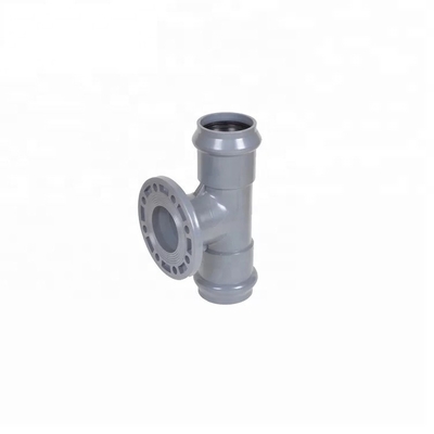 BSPT-draad DIN-standaard 110 mm Plastic PVC-waterpijpbevestigingen voor watervoorziening