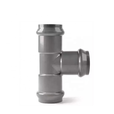 BSPT-draad DIN-standaard 110 mm Plastic PVC-waterpijpbevestigingen voor watervoorziening