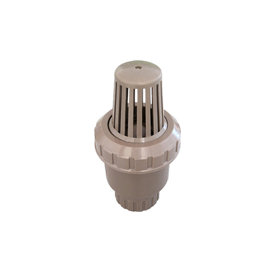 Hoogdruk 1.0MPA 1 inch PVC-spoorklep met witte kleur en PP-bal
