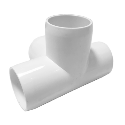 ASTM PVC 4 Way Elbow Connector Pipe Fitting voor SCH40 PVC-pijpen 1/2&quot;-12&quot; Dikte