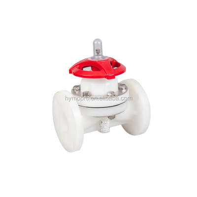 10 jaar productie-ervaring PVDF Socket Double Union Pneumatic Diaphragm Valve