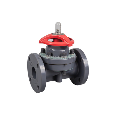 10 jaar productie-ervaring PVDF Socket Double Union Pneumatic Diaphragm Valve