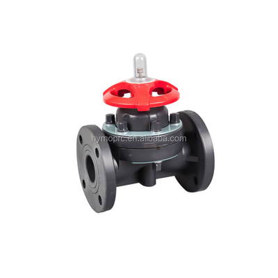 10 jaar productie-ervaring PVDF Socket Double Union Pneumatic Diaphragm Valve