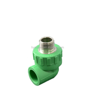 Messing Inbreng Plastic Sanitair PPR Pipe Fittings Elbow voor 20mm-400mm Water Distributie