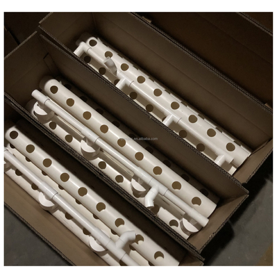 Standaard dikte ronde pvc-buizen hydroponisch nft-systeem voor tuinbouw