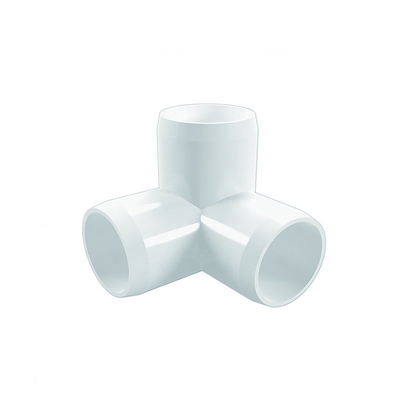 ASTM-standaard 3/4 inch 3 Way Corner Connector Joint Elbow PVC Pipe Fittings voor sanitair