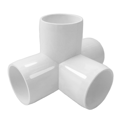 ASTM-standaard 3/4 inch 3 Way Corner Connector Joint Elbow PVC Pipe Fittings voor sanitair