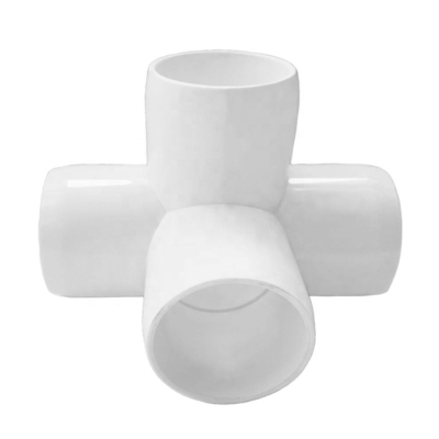 ASTM-standaard 3/4 inch 3 Way Corner Connector Joint Elbow PVC Pipe Fittings voor sanitair