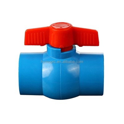 s Gratis monsters Compacte 2-inch UPVC-balkleppen met ABS-handvat en stopconstructie