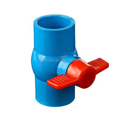 s Gratis monsters Compacte 2-inch UPVC-balkleppen met ABS-handvat en stopconstructie