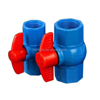 s Gratis monsters Compacte 2-inch UPVC-balkleppen met ABS-handvat en stopconstructie