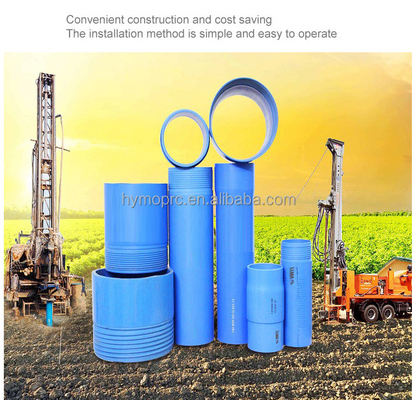 Glue Connection PVC Casing Pipe voor waterput en grote diameter gesloten