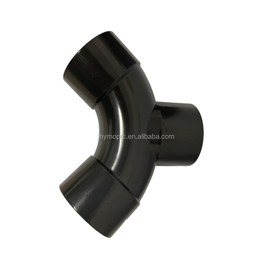DN50 UPVC Y Branch Tee Pipe Fitting met gesmeed techniek OEM ondersteund PN16 druk