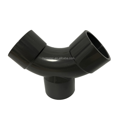 DN50 UPVC Y Branch Tee Pipe Fitting met gesmeed techniek OEM ondersteund PN16 druk