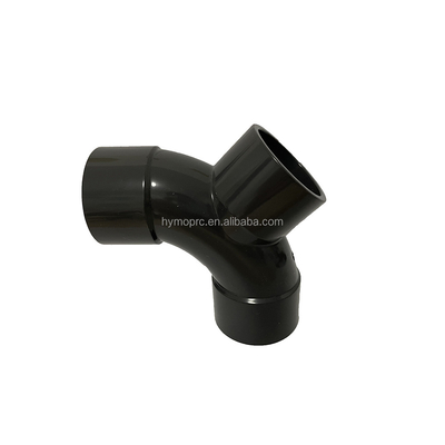 DN50 UPVC Y Branch Tee Pipe Fitting met gesmeed techniek OEM ondersteund PN16 druk