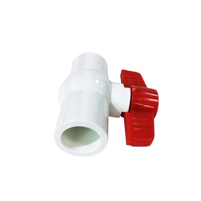 Verwerkingsservice Vorming Witgrijz 1.5 inch PVC-balk met vlinderhandvat