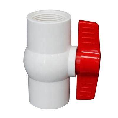 OEM ODM 3/2 PVC-balkklep aansluiting voor watermedia Algemene toepassing